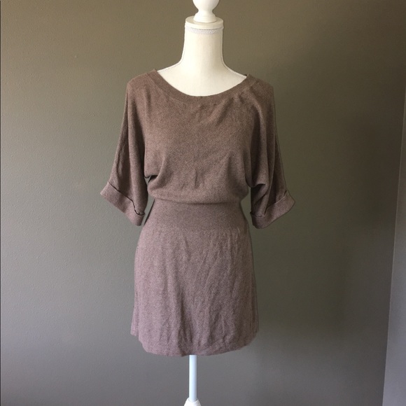 Express Dresses & Skirts - Express Brown sweater dress sz SP
